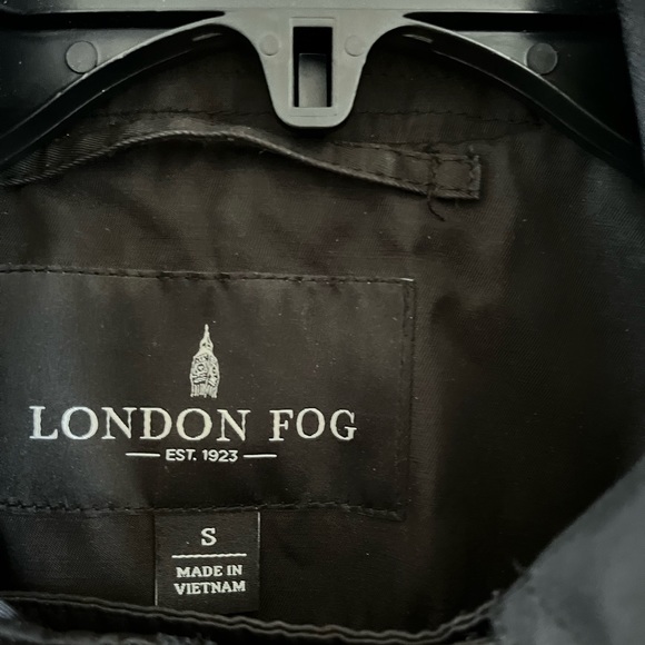 London Fog black trench coat - Picture 6 of 10